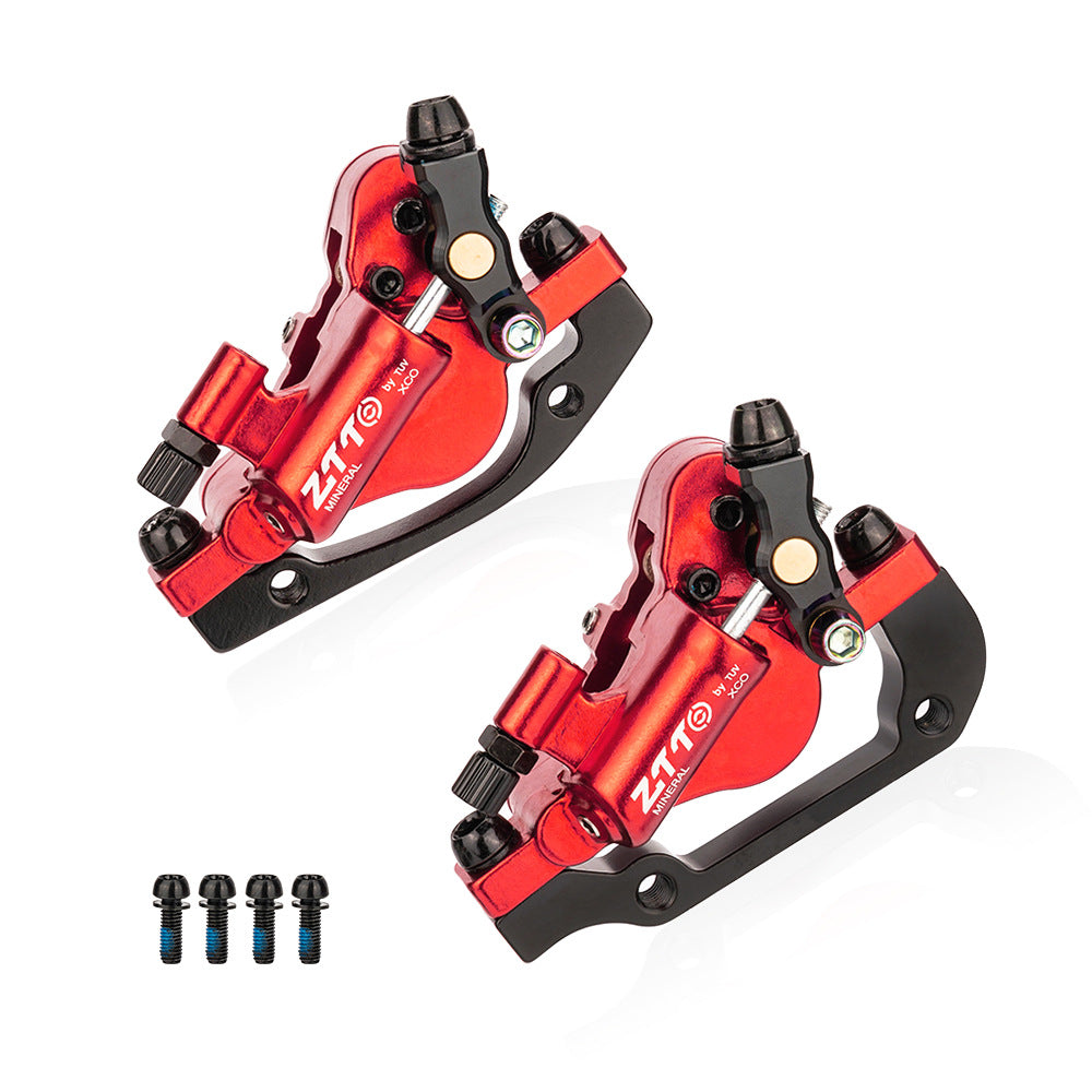 ZTTO XLYD1 1 Pair Front + Rear Aluminum Alloy MTB Bike Line Pulling Hydraulic Disc Brake Calipers ZTTO XLYD1 1 Pair Front + Rear Aluminum Alloy MTB Bike Line Pulling Hydraulic Disc Brake Calipers